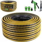 Шланг армований Alloid Pro 4-х шаровий "Amber Hornett" 3/4" 50 м + подарунок (WH-63324)
