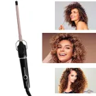 Тонка плойка для завивки волосся та локонів, африканські кучері, афроплойка Geemy GM-2825, чорна