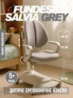 Дитяче регульоване крісло FunDesk Salvia Grey з підлокітниками