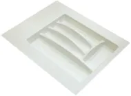 Лоток для столових приборів Hafele Пластиковий Білий 40.2х49.8х5 см (10120401901)