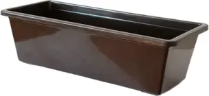 Вазон балконний MM Пласт B80 80 см Коричневий (ТВ000028962)