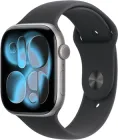 Смарт-годинник Apple Watch Series 11 GPS 46mm Space Grey Aluminium Case with Black Sport Band - S/M (MEV04RK/A)