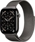 Смарт-годинник Apple Watch Series 11 GPS + Cellular 46mm Slate Titanium Case with Slate Milanese Loop - M/L (MFD44RK/A)