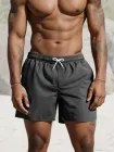 Чоловічі плавальні шорти для басейну та моря – швидковисихаючі спортивні шорти з кишенями (р. 3XL (ua -54) колір сірий)