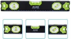 Рівень будівельний Alloid Pro 40 см 3 капсули з магнітом (LD-013040)