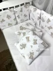 Бортики захист у дитяче ліжечко на 4 сторони з 12 подушок бампер у дитяче ліжечко (АНМ168)