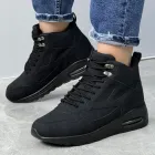 Кросівки жіночі зимові на хутрі яскраві чорного кольору 36р. 23.5 см 2084161