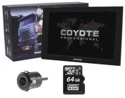 GPS навігатор відеореєстратор COYOTE 1090 DVR Maximus PRO 1GB/16GB 9 дюймів для вантажівок + Камера заднього виду + Карта пам'яті 64Gb MicroSD