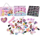 Ящик прикрас 24 аксесуари Адвент календар коробка сюрприз для дівчинки KL YXA-001