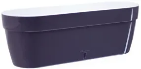 Горщик для квітів Santino Asti Window Box 12 л 50 х 17 х 20 см Антрацит-Білий (2021519)