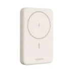 Повербанк для айфона з бездротовою зарядкою магсейф UGREEN PB561 10000mAh 20W Mini Magnetic Wireless MagSafe Power Bank для iPhone магнітний павер банк бежевий (25208)