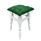 Подушка на табурет с зав'язками Кедр на Ліване, серія Action, розмір 30х30х5 см, колір зелений
