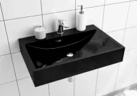 Раковина, Умивальник підвісний Luxor Carat Black