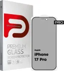 Захисне скло ArmorStandart Pro Anti-spy Matte для Apple iPhone 17 Pro Black (ARM86418)