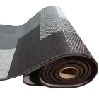 Килимова доріжка Karat Flex 19682/91 ширина 80 см на відріз безворсова коричнева на гумовій основі (ціна за пог. м)