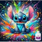 Алмазна мозаїка на підрамнику ColorArt 40x40 Стіч FSP1404 + Подарунок лак для покриття