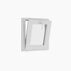 Вікно Кризет 410*410 Білий Olimpia