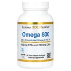 Омега-3 риб'ячий жир фармацевтичного ступеня чистоти California Gold Nutrition (Omega 800) 1000 мг 90 шт