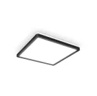 Ультратонкий світлодіодний накладний світильник люстра Slim Back Light 22S BK