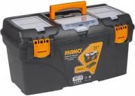 Ящик для інструментів Mano класичний з органайзером 21" 535x291x280 мм Чорний (C.OR-21)