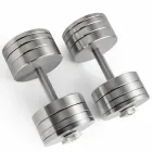 Гантели наборные 2 по 30 кг металлические разборные без покрытия