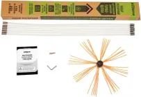 Роторний набір для чищення димоходів Ecodym Турбо-Щітка (1 м x 4 шт)