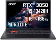 Ноутбук Acer Nitro Lite NL16-71G-56P7 (NH.DAAEU.001) Shale Black / 16” IPS WUXGA 165 Гц / Intel Core i5-13420H / RAM 16 ГБ / SSD 512 ГБ / nVidia GeForce RTX 3050, 6 ГБ