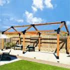 Комплект Альтанка з дахом прохідна 45° 100х100 мм, без бруса