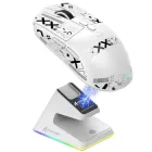 Ігрова бездротова миша Attack Shark X6 White PixArt PAW3395 RGB