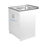 Тумба з мийкою 60х50 права Біла для кухні з сифоном