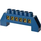 Нульова шина в пластиковому корпусі АСКО-УКРЕМ BC-6В 6 отворів (8х12) (A0150120088)