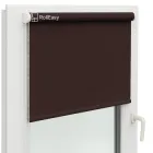 Ролет RollEasy на вікна з фіксацією під нахил 40х160см Темно-коричневий (L-2106)