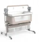 Ліжечко приставне з автоматичним заколисуванням Magic бежева + пульт + Bluetooth