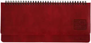 Планінг настільний датований Leo Planner 2026 Persona 30х14 см 128 сторінок Бордовий (252656) (5056574456892)