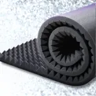 Акустичний поролон «піраміда» темно-сірий лист 1х2м товщина 50мм