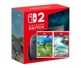 Ігрова консоль Nintendo Switch 2 Black + Гра The Legend of Zelda: Breath of the Wild + Гра The Legend of Zelda: Tears of the Kingdom (російські версії)