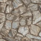 Флізелінові шпалери вініл гарячого тиснення AdaWall Roka 23114-2 коричневий (1,06х10,05м)
