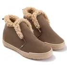 Жіночі утеплені черевики Domenika Горіх з хутром Тедді 42 р. (27.5 см.)