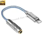 Підсилювач звуку, CX Pro CX31993, ЦАП, DAC, перехідник, зовнішня звукова карта, Nautilus Type C to 3,5 мм + PC адаптер Silver