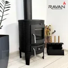 Чавунна дров’яна піч-камін Ravan Monaco 7 кВт