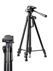 Штатив професійний 55-140 см для фото та відеозйомки, Універсальний штатив 360°, для мобільного, фотоапарата, лампи , Чорний (2985426726)
