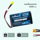 Акумулятор RadioMaster 6200 mAh 7.4V 2S Li-PO XT-30 для пультів керування TX16S, BOXER HP0157.BATT-6200-2S