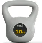 Гиря вінілова 10кг Trex Sport TX-010CKB сірий