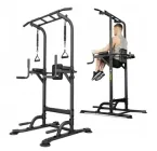 Силова регульована станція з еспандерами Trex Sport TX-150PR навантаження до 150 кг підлоговий турнік та бруси для дому та спортзалу