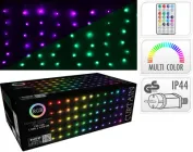 Гірлянда-бахрома Christmas Decoration 120 RGB LED 3х0.6 м 220V пульт ДУ RGB (AGB000260)