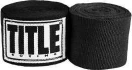 Бинти для боксу TITLE Boxing Mexican Style 180" Black (4.5м)