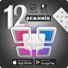 Люстра світлодіодна 517 Light 3color з пультом 96Вт Білий (01721)