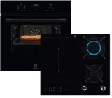 Духова шафа електрична Electrolux EOF5C50BZ + Варильна поверхня комбінована Electrolux KDI641723K (комплект_2)