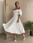 Ошатне біле плаття в міді Annita 6XL білий 43312346