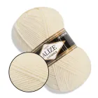 Alize Lana Gold, Молочний №62 - напіввовняна пряжа середньої товщини, 100 г/240 м, 49% вовна/51% акрил, для теплих виробів (Алізе Лана Голд)